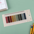 10-Color Sticky Notes with Ruler