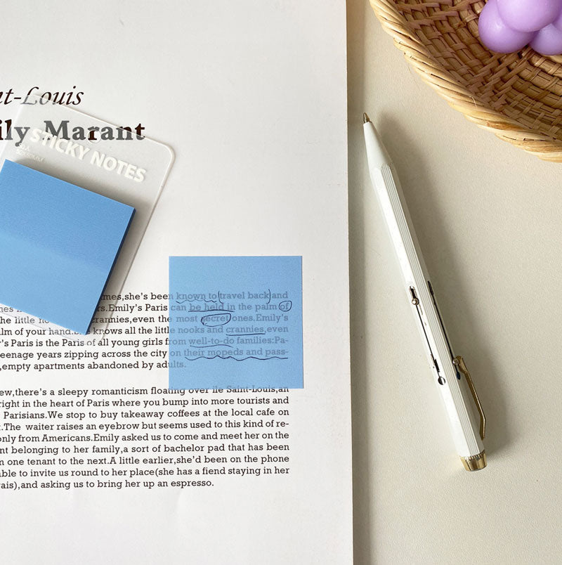 Transparent Sticky Notes
