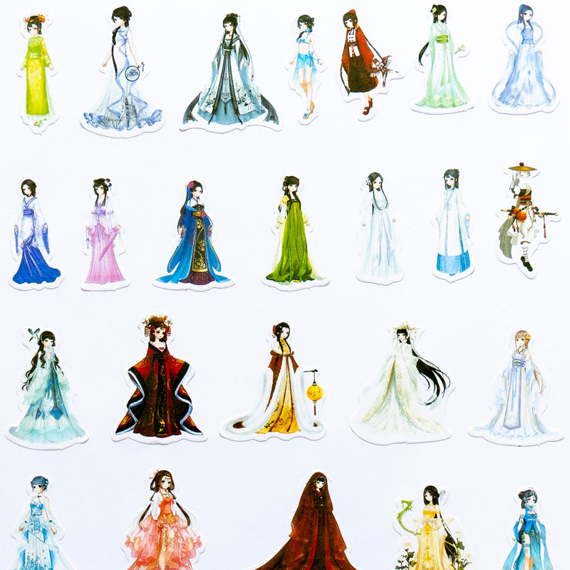 Asian Princess Stickers