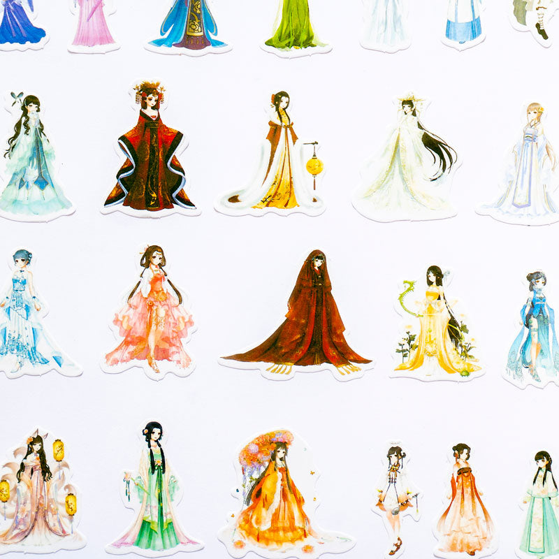 Asian Princess Stickers