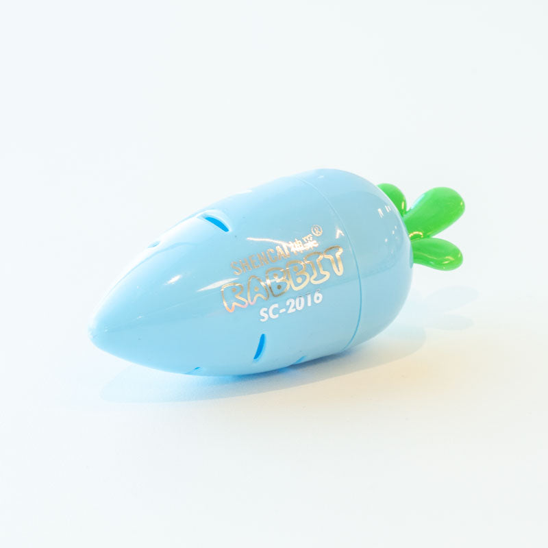 Carrot Rabbit Pencil Sharpener – Blue