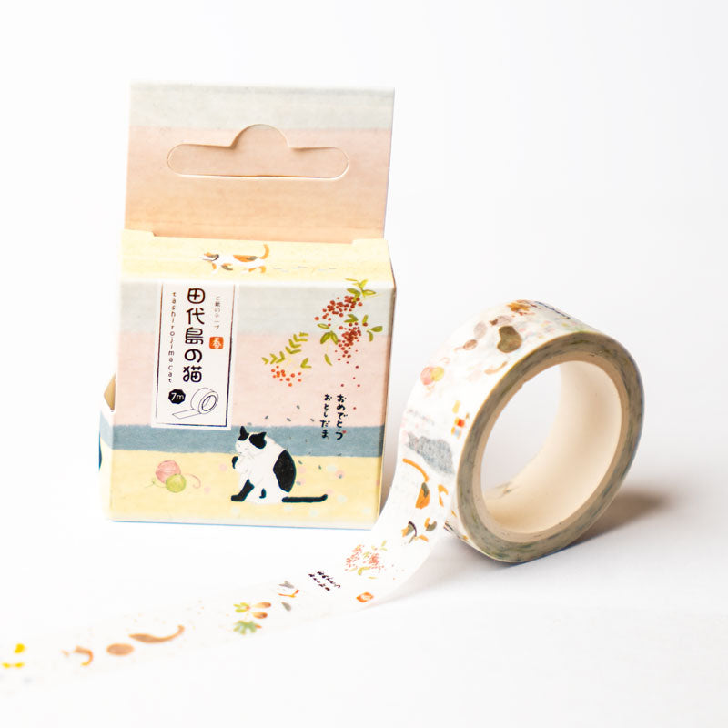 Tashirojima Cat Washi Tape