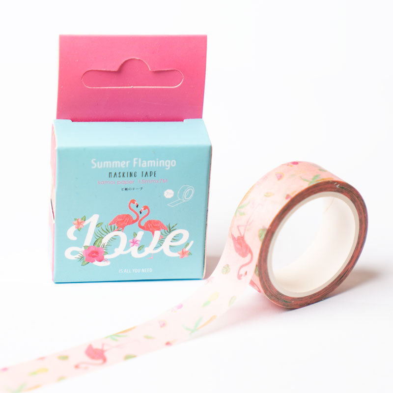 Summer Flamingo Washi Tape