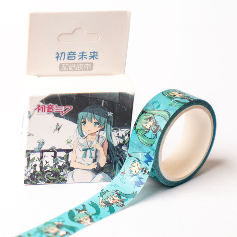 Hatsune Miku Washi Tape – Kawaii Vocaloid Decor