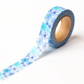 Blue Floral Washi Tape