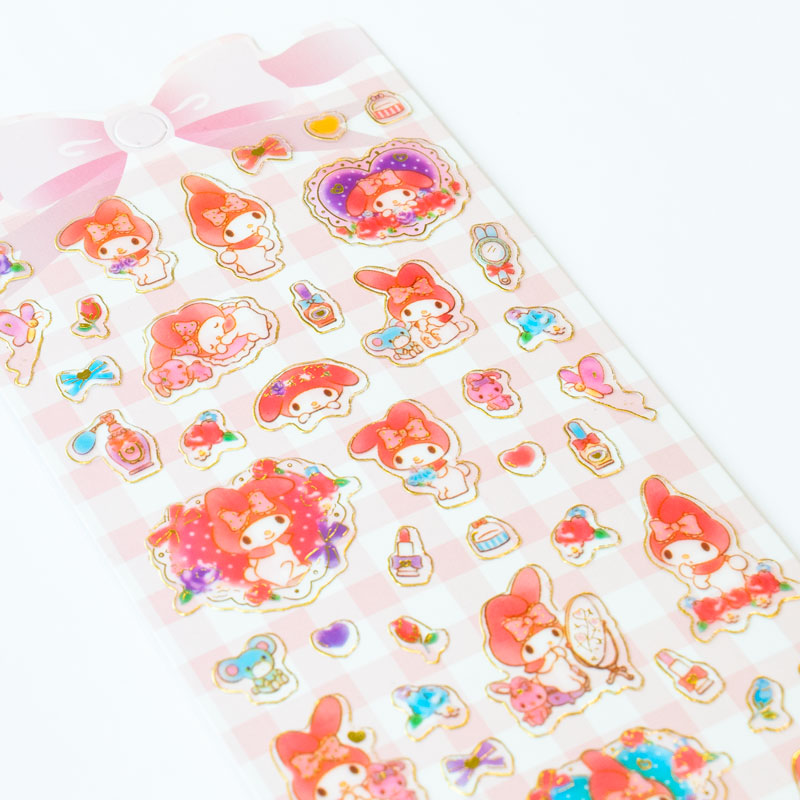 My Melody Puffy Sticker Sheet – Sweet Beauty Edition
