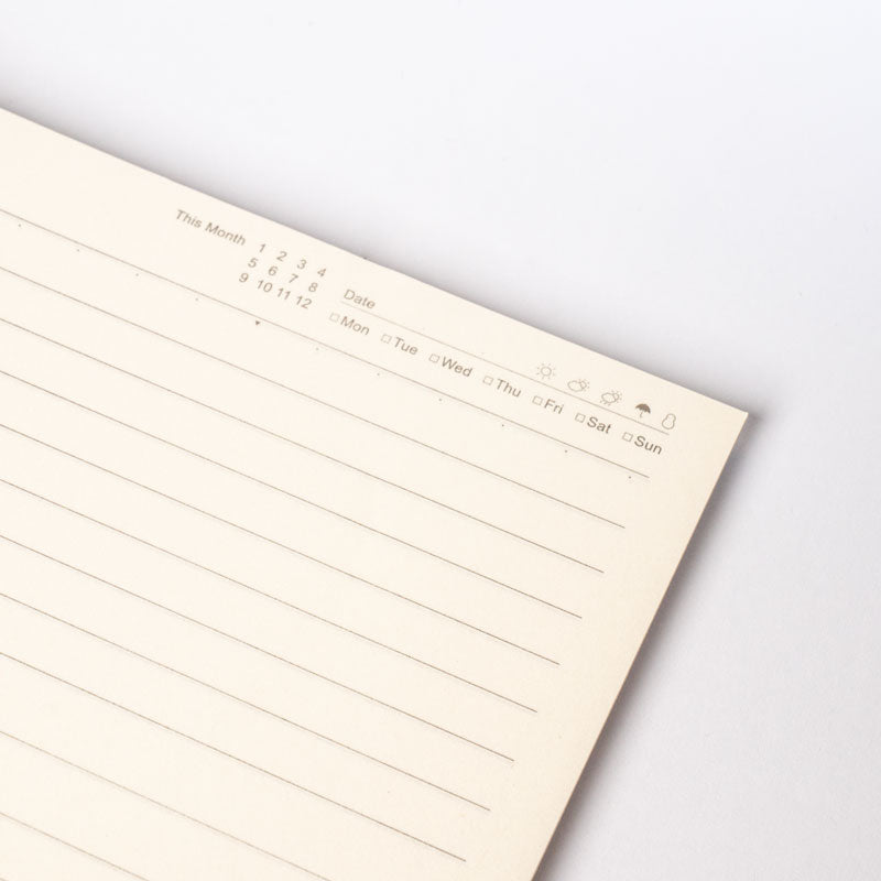 Yellow Floral Spiral Notebook – “Mémoire du moment