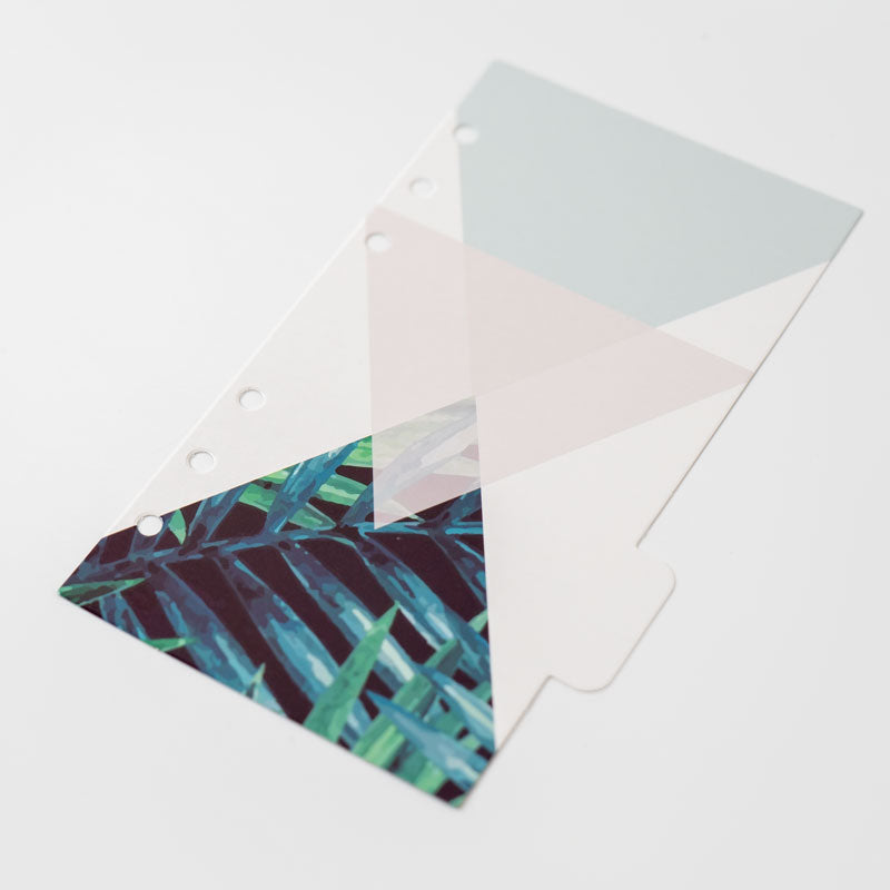 Flamingo Tropical Planner Dividers – A6