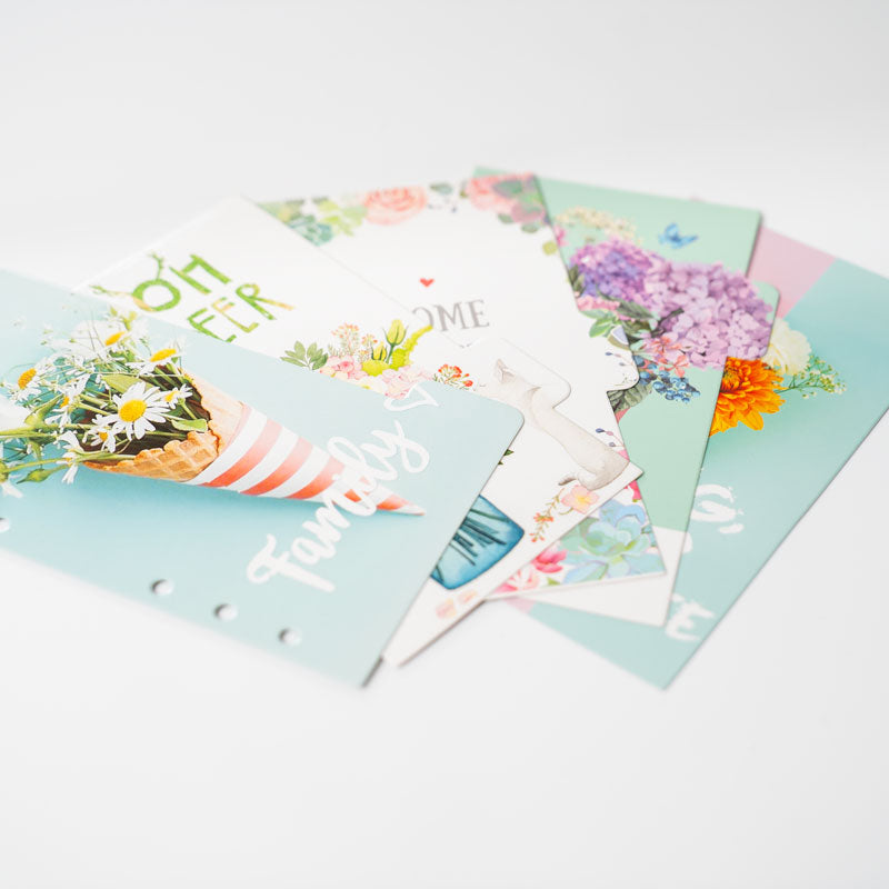 Floral Planner Dividers – A5 & A6
