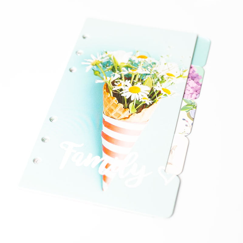Floral Planner Dividers – A6