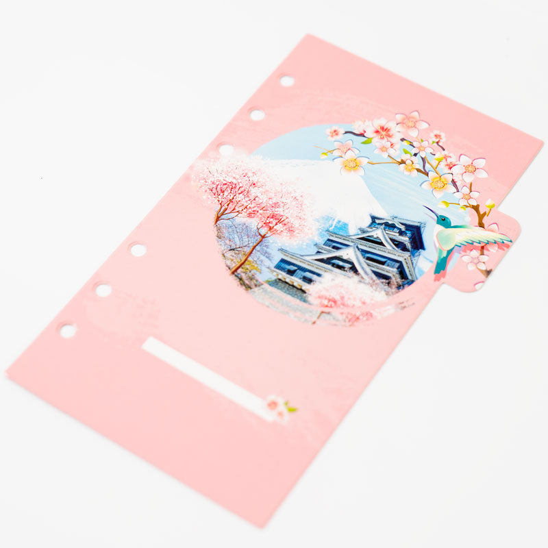 A6 Japanese-Inspired Planner Dividers