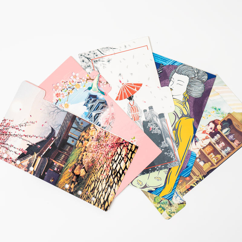 A6 Japanese-Inspired Planner Dividers