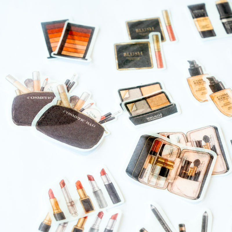 Makeup Lover Sticker Set – Beauty & Cosmetics Theme (40+ Pieces)
