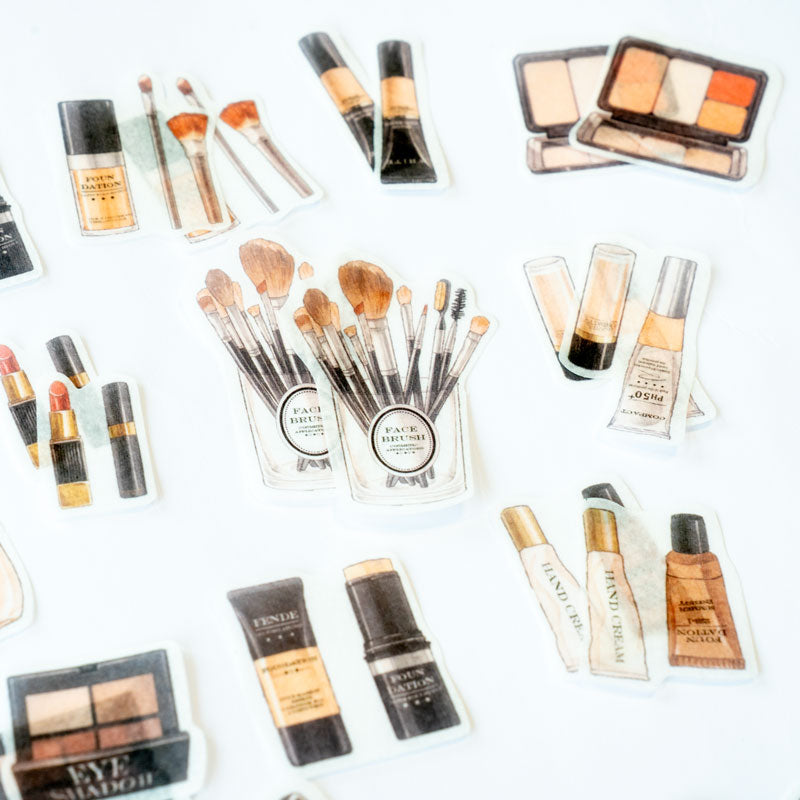 Makeup Lover Sticker Set – Beauty & Cosmetics Theme (40+ Pieces)