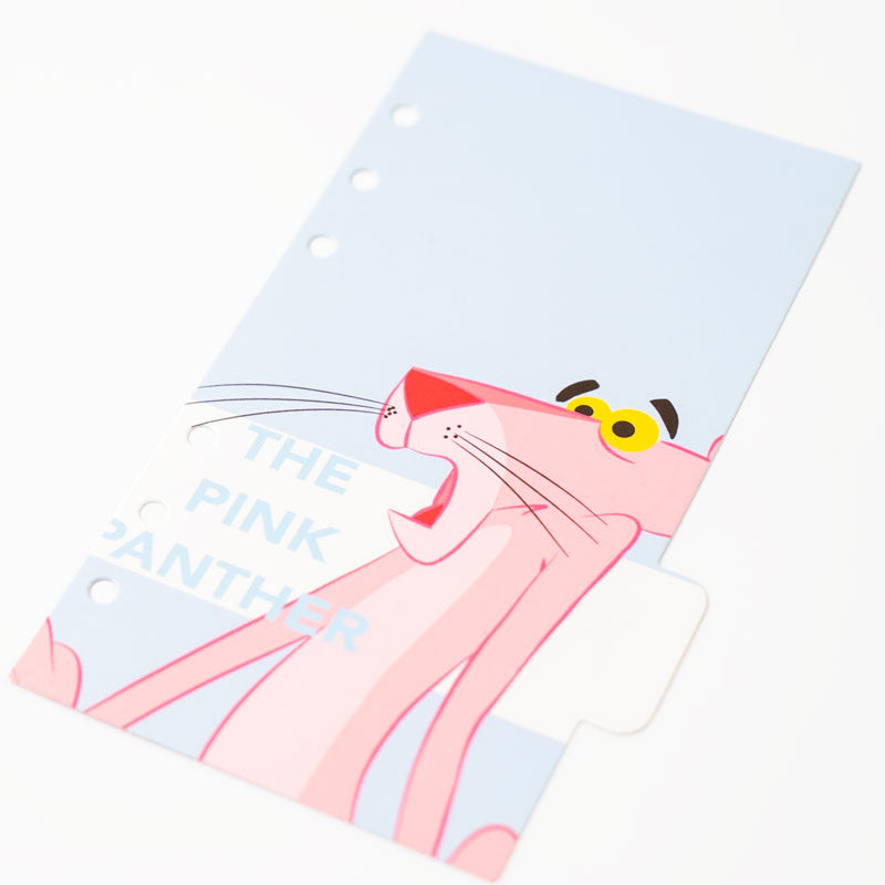 Pink Panther A6 Planner Dividers – Cute & Fun Organization for Your Planner