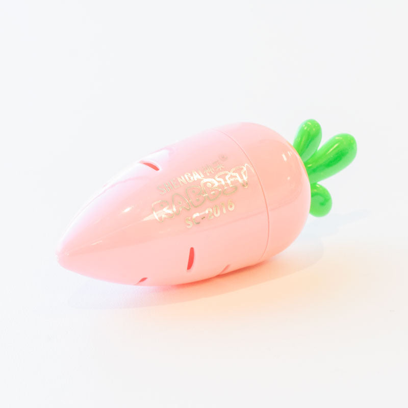 Carrot Rabbit Pencil Sharpener – Pink