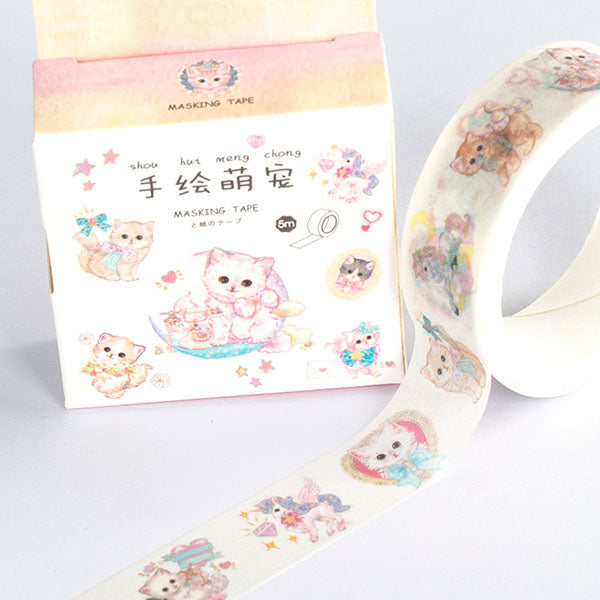 Cute Cat Washi Tape – Decorative Masking Tape