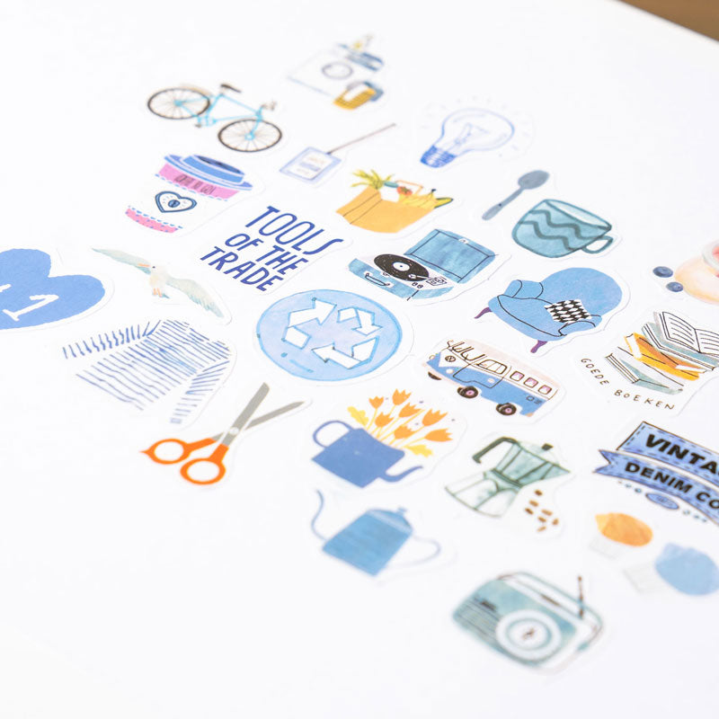 Decorative Sticker Set - 50-Piece Collection