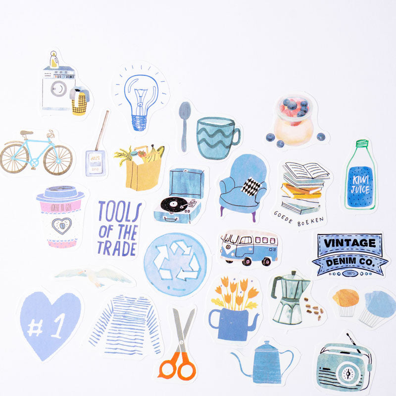 Decorative Sticker Set - 50-Piece Collection