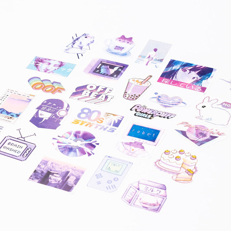 Aesthetic Sticker Pack – 50 Unique Designs