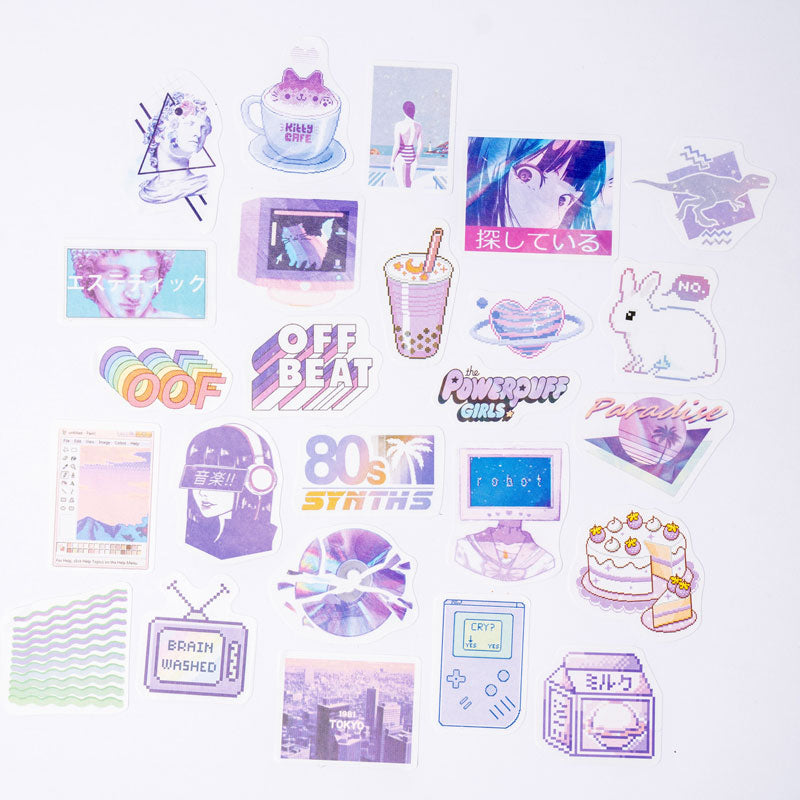Aesthetic Sticker Pack – 50 Unique Designs