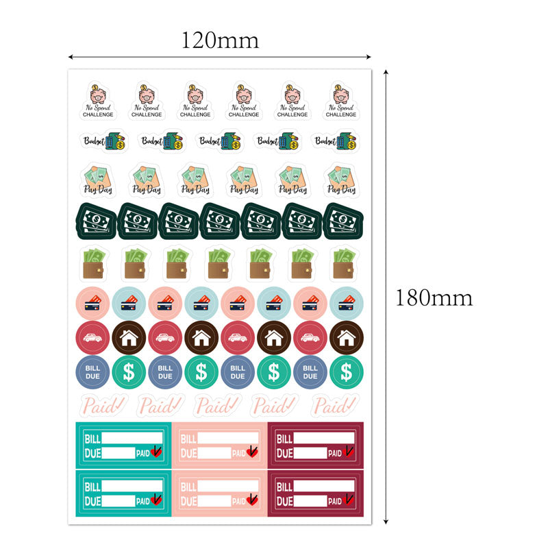 Planner & Productivity Sticker Set – 1748 Stickers for Ultimate Organization
