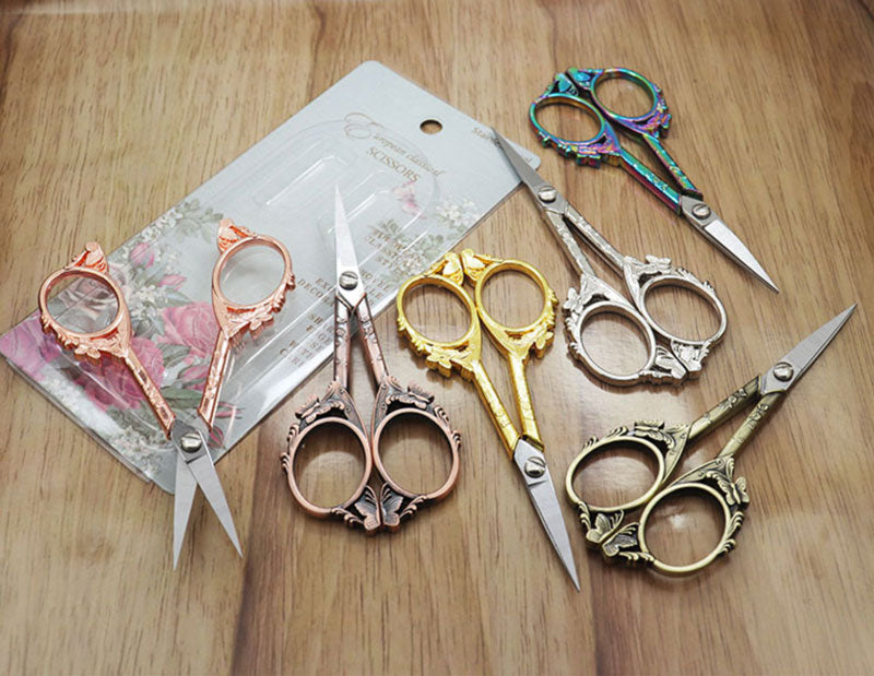 Vintage Butterfly Embroidery Scissors – Elegant & Precise for Sewing
