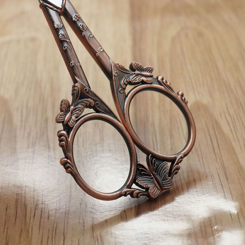 Vintage Butterfly Embroidery Scissors – Elegant & Precise for Sewing