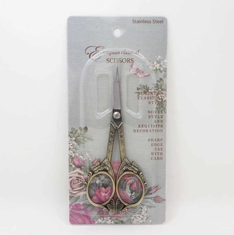 Vintage Butterfly Embroidery Scissors – Elegant & Precise for Sewing