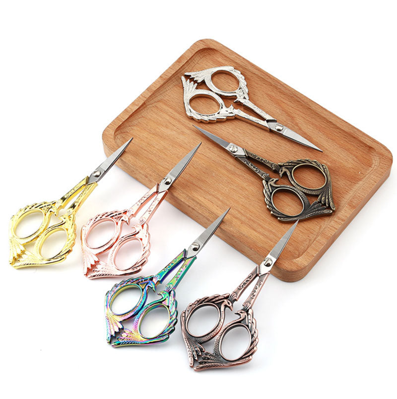 Vintage Peacock Embroidery Scissors – Elegant & Precise for Sewing