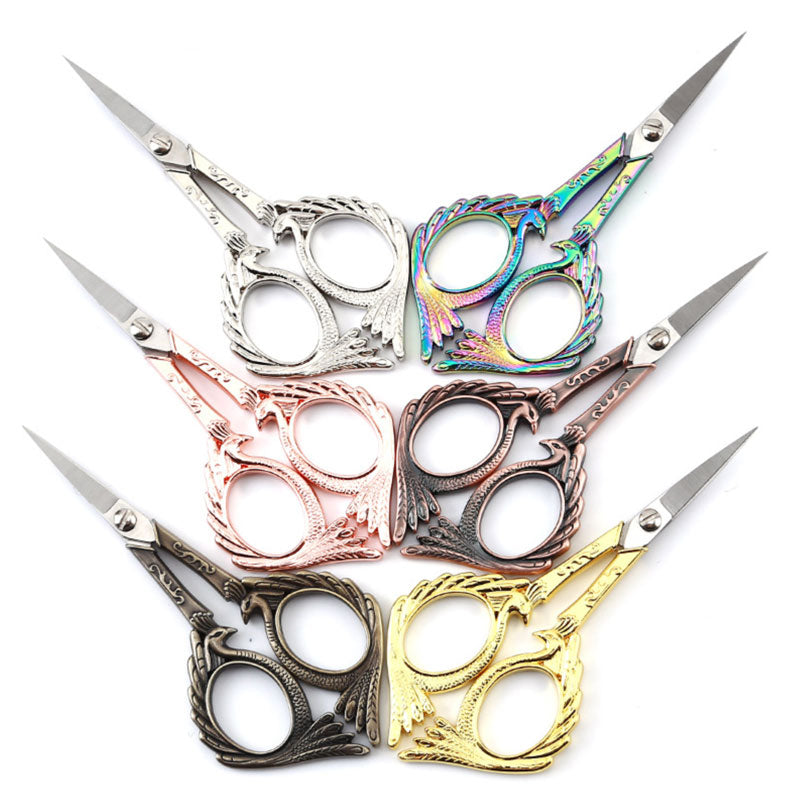 Vintage Peacock Embroidery Scissors – Elegant & Precise for Sewing