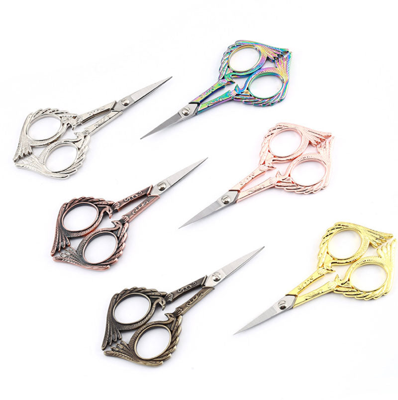 Vintage Peacock Embroidery Scissors – Elegant & Precise for Sewing