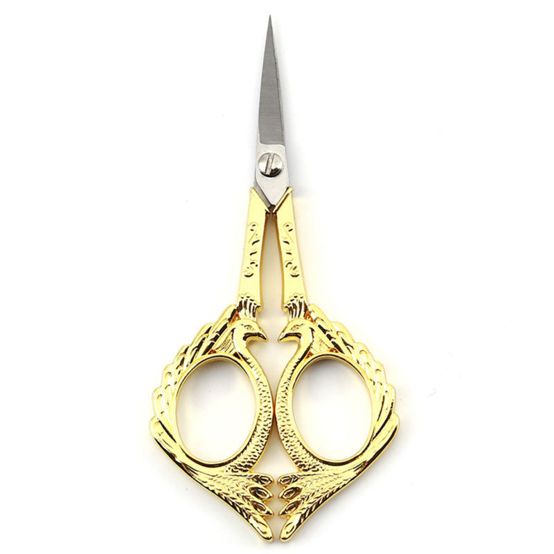 Vintage Peacock Embroidery Scissors – Elegant & Precise for Sewing