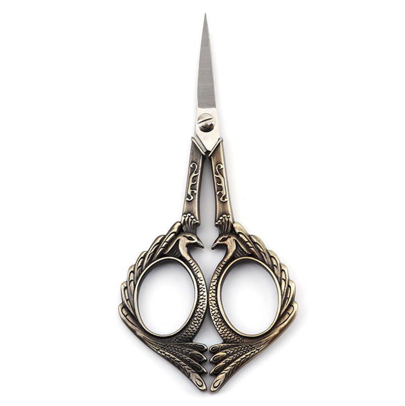 Vintage Peacock Embroidery Scissors – Elegant & Precise for Sewing