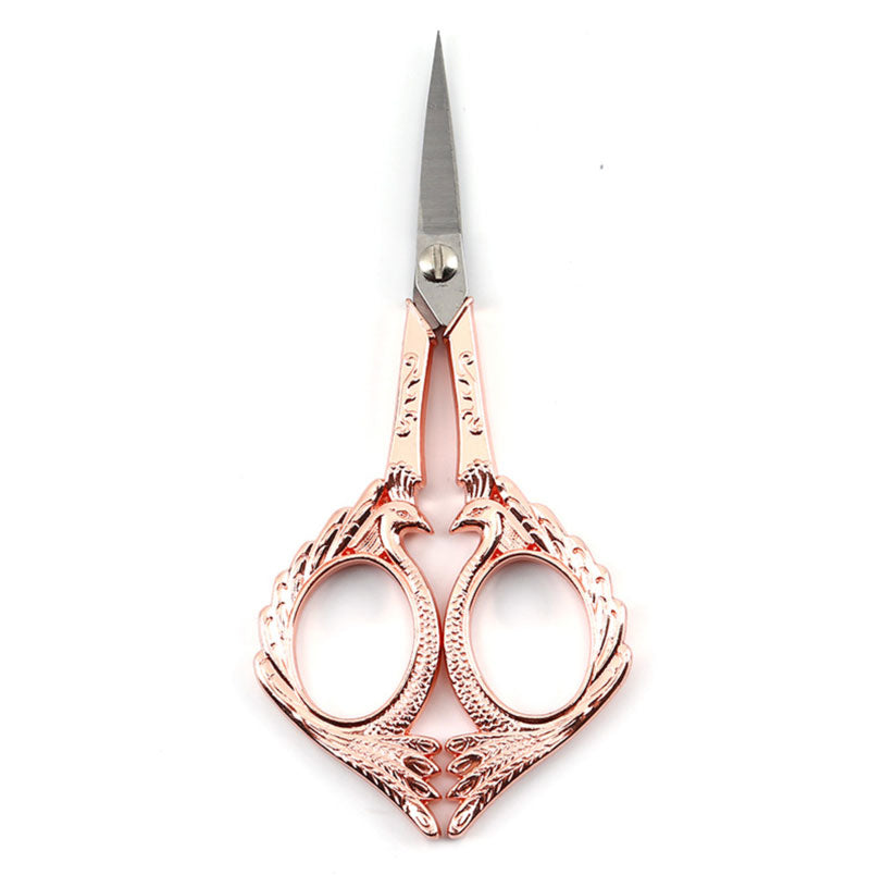 Vintage Peacock Embroidery Scissors – Elegant & Precise for Sewing