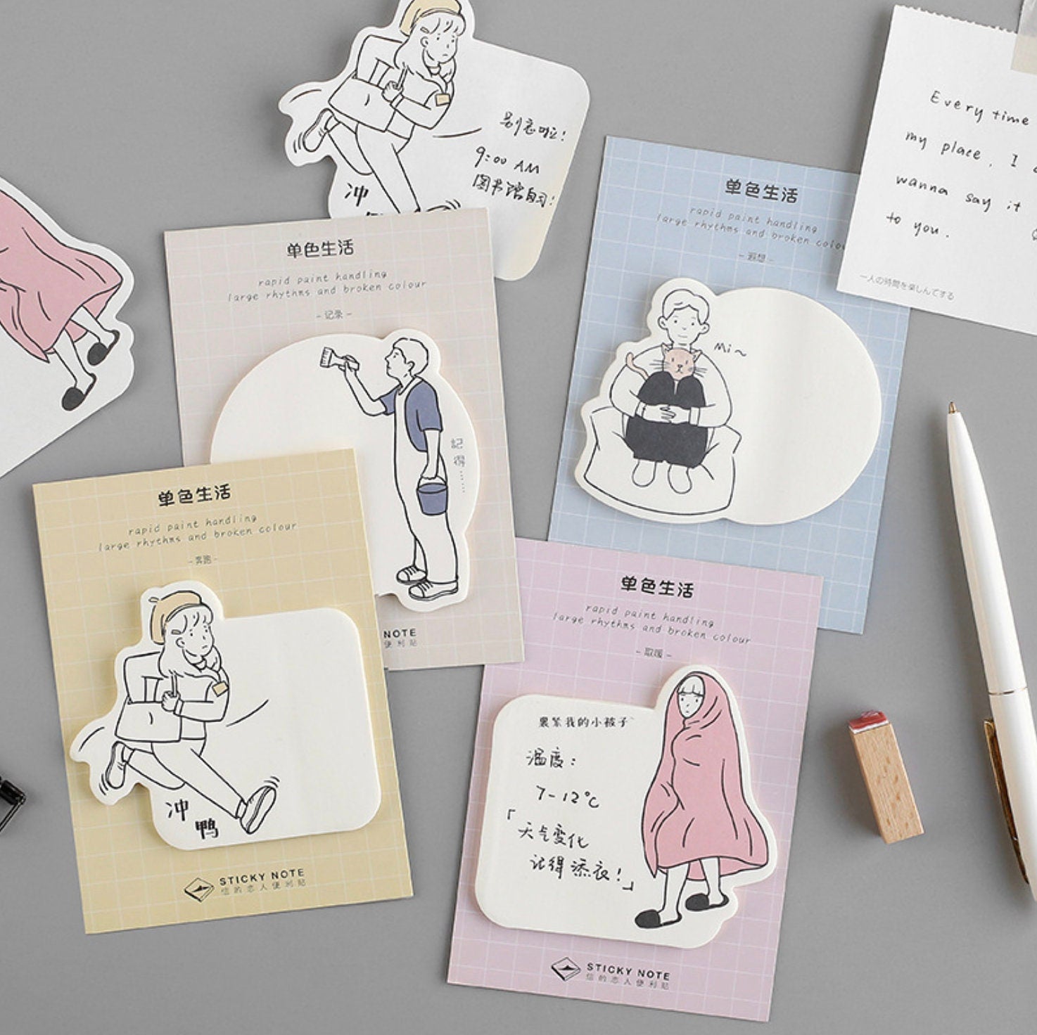 Daily Mood Memory Sticky Pads