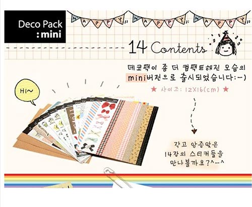 14 Sheet Deco Sticker Set