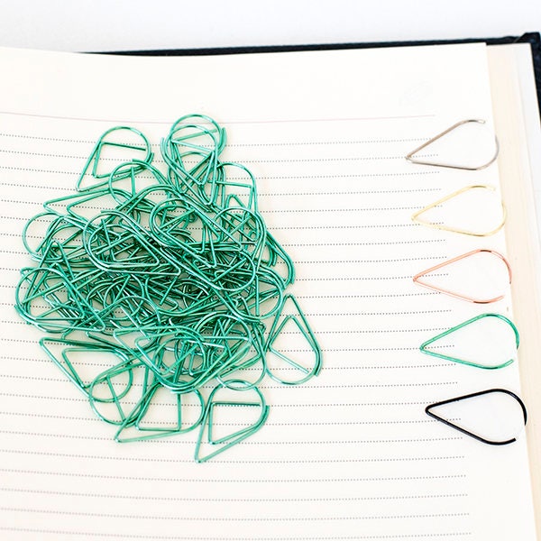 10 Green Paper Clips