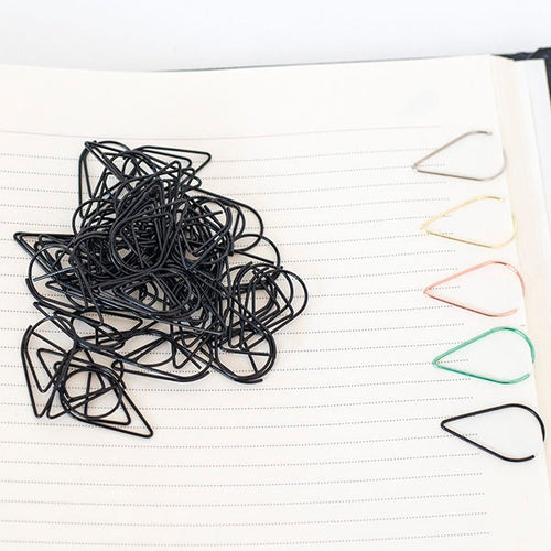10 Black Paper Clips