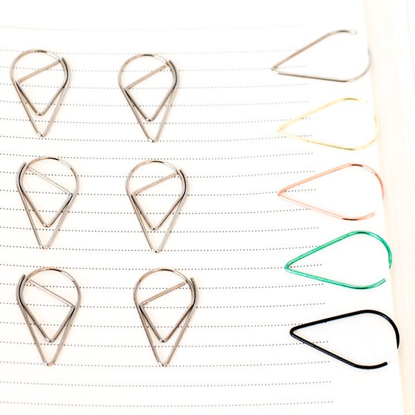 10 Silver Paper Clips