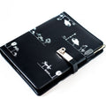 A5 Black With White Birds Diary