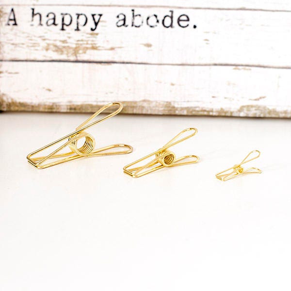 2pcs Vintage Gold Fishtail Clip
