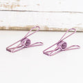 2pcs Vintage Purple Fishtail Clip
