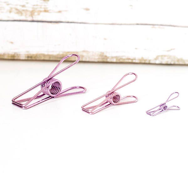 2pcs Vintage Purple Fishtail Clip