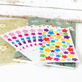 6 sticker Star Sheets