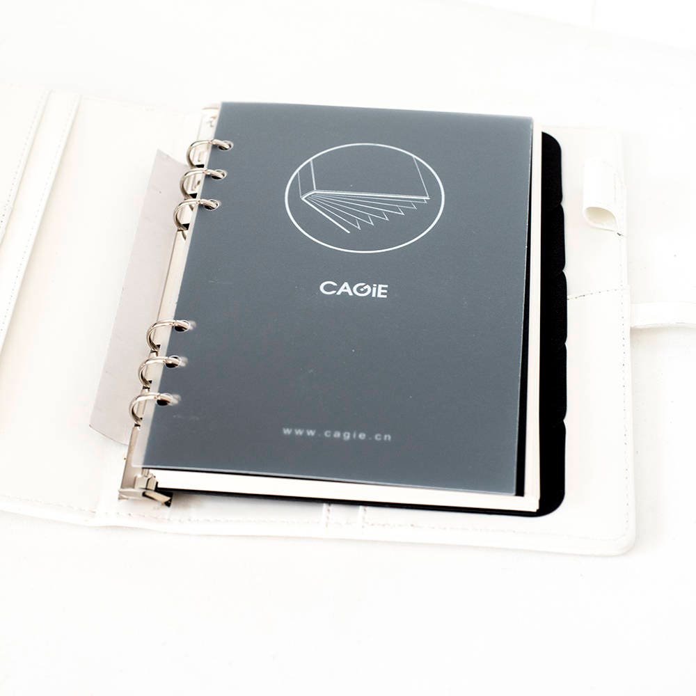 A5 White With Black Birds Notebook