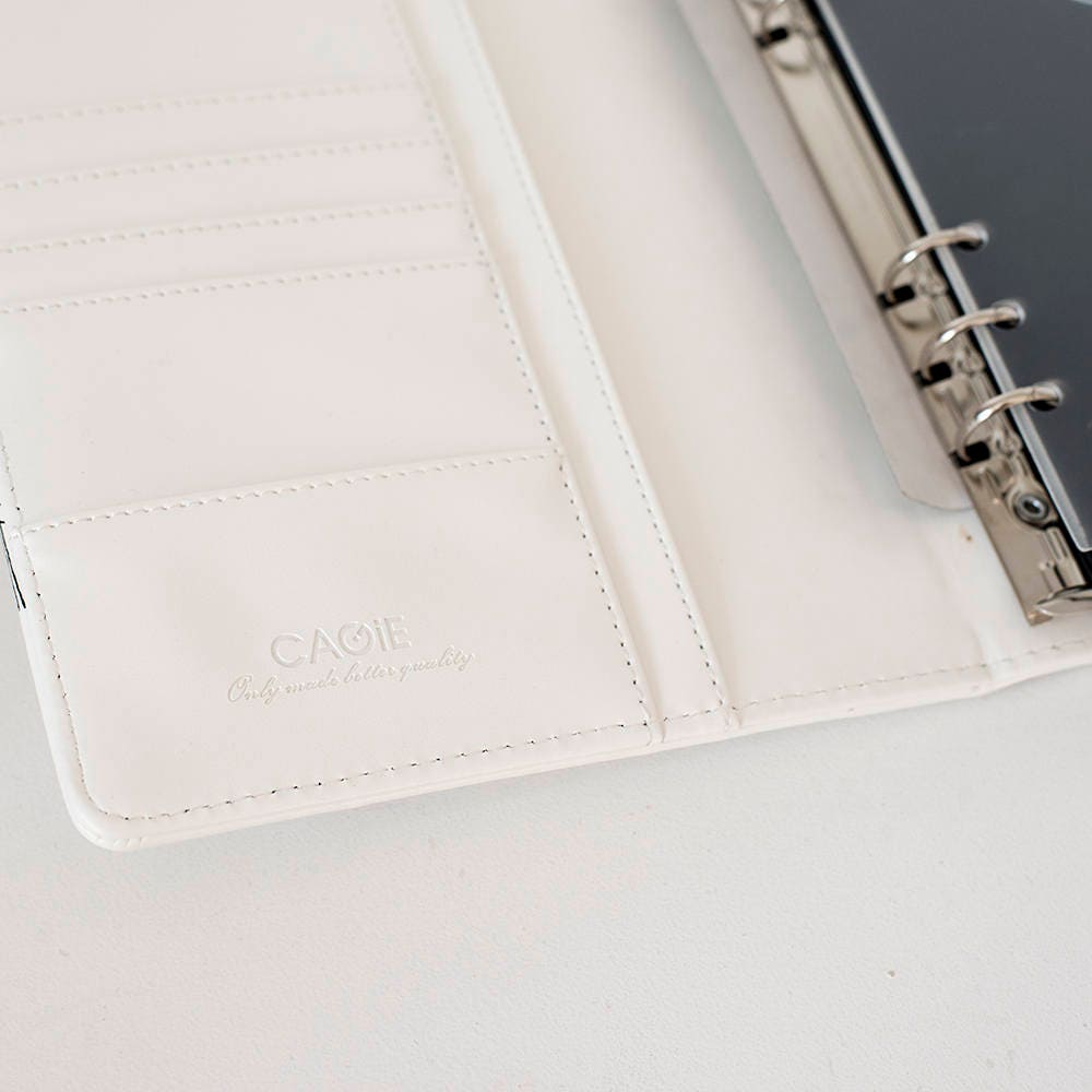 A5 White With Black Birds Notebook