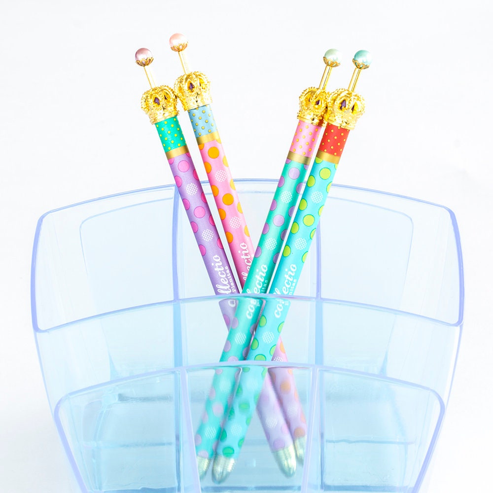 Plenitas Collection Crown Pens – Elegant & Colorful