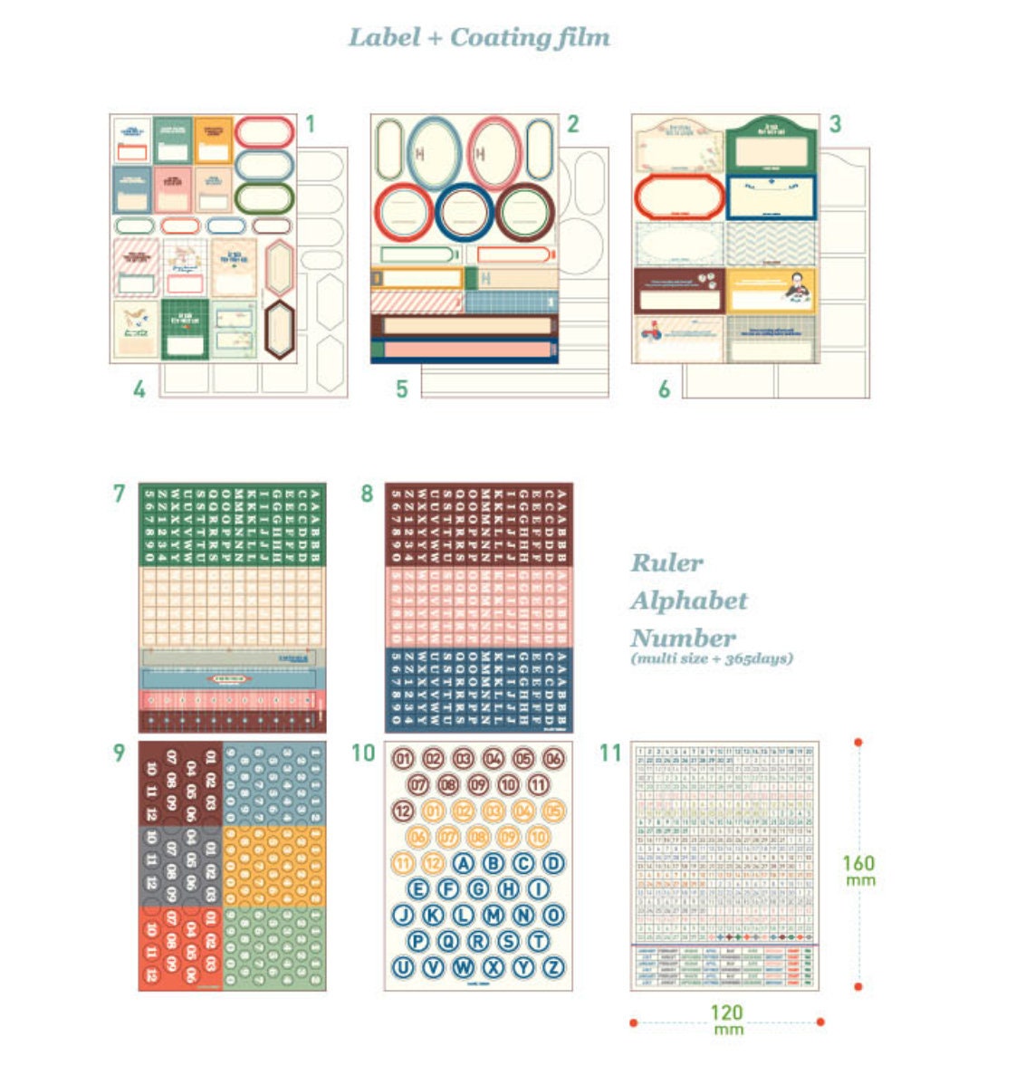 Iconic Labeling Sticker Pack