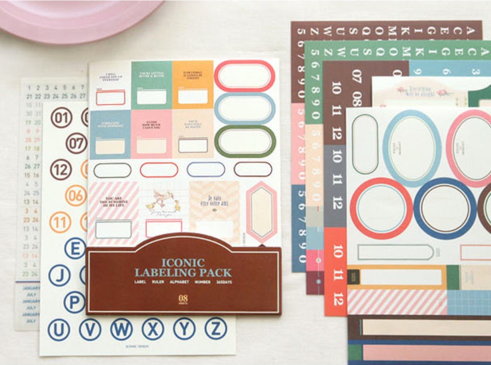 Iconic Labeling Sticker Pack